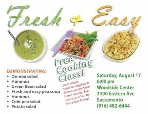 Fresh & Easy, Vegetarian Cooking Class