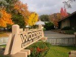 The Old Wooden Woodside Sign